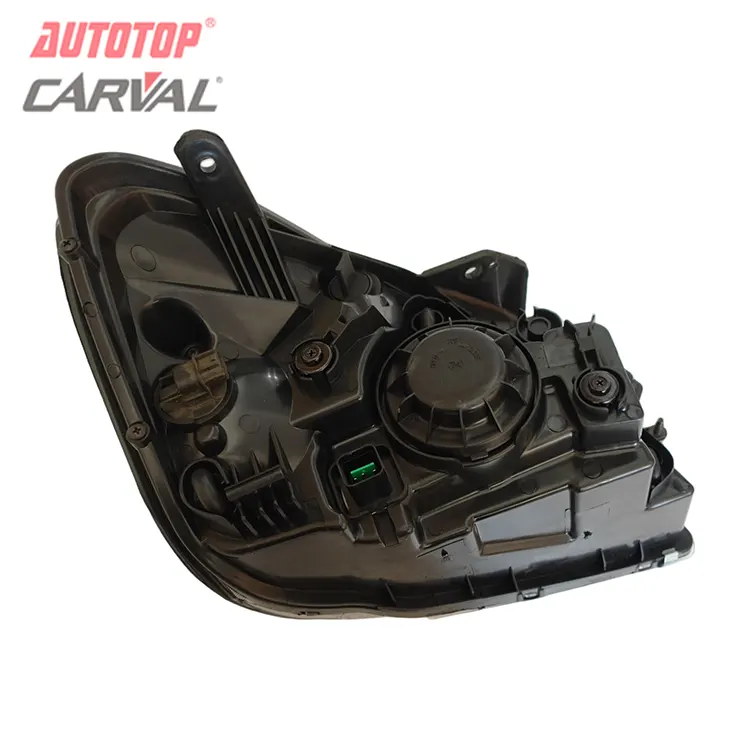Kia Rio 2005 Black Housing 6-Hole Headlight Assembly